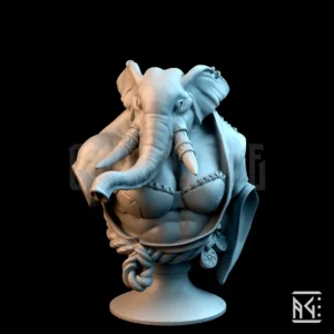 Ivory Priest Bust