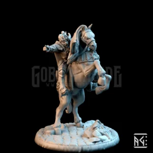 Mounted Morgana The Ascended on Warhorse