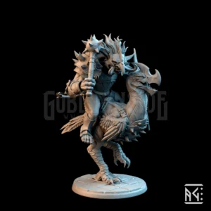 Terror Bird Troll Knight A Mace