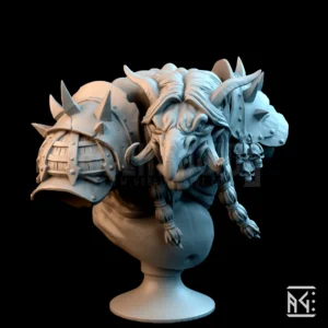 Vaargrom Giant Siege Troll Bust