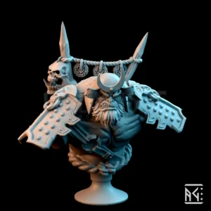 Gorazen of the Dragon Shrine Helmet Bust