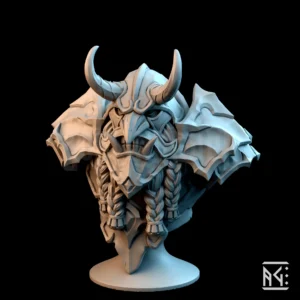 Magmaforged Dumlok Helmet Bust