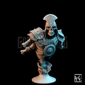 Skeletal Nephilim Helmet Bust