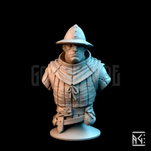 Townsfolk Peasant Helmet Bust Helmet