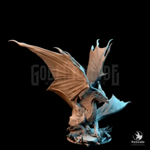 Old Bronze Dragon Stand