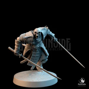Oriental Skeleton Dual Sword Jump