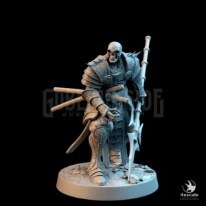 Oriental Skeleton Spear Ready
