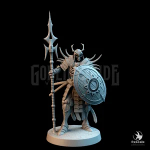 Oriental Skeleton Spear Shield Guard