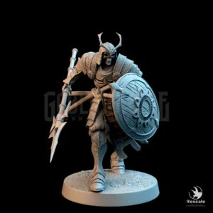 Oriental Skeleton Spear Shield Walk