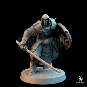 Oriental Skeleton Sword Shield Charge