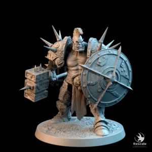 Brutal Orc Hammer Shield Stand