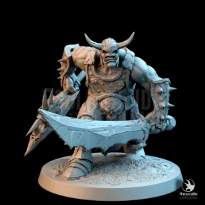 Brutal Orc Sword Axe Walk