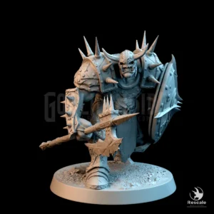 Infantry Orc Spear Shield Walk
