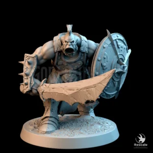 Infantry Orc Sword Shield Angry