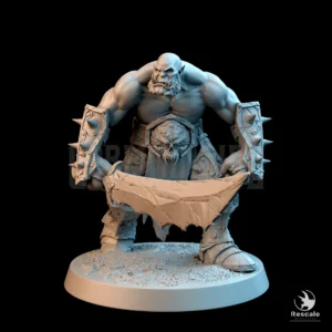 Infantry Orc Sword Shield Stand