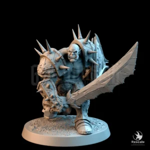 Infantry Orc Sword Shield Walk Ready