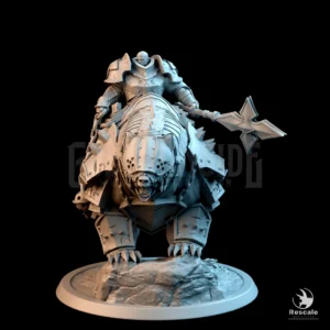 Templar Bear Scepter Watch Mount