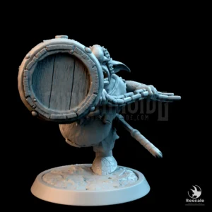 Goblin Monk B Falling Barrel