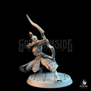 Elf Archer Crouch Plume