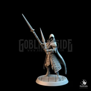 Elf Soldier Spear Sword Chief