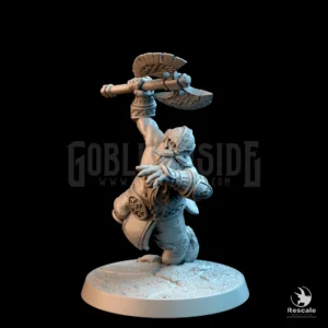 Dwarf Warrior Axe Jump
