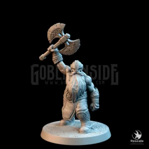 Dwarf Warrior Axe Victory