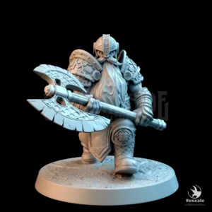 Dwarf Warrior Big Axe Walk