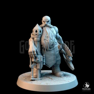 Dwarf Warrior Flamethrower Hold