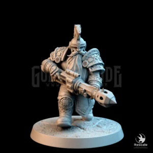 Dwarf Warrior Flamethrower Walk