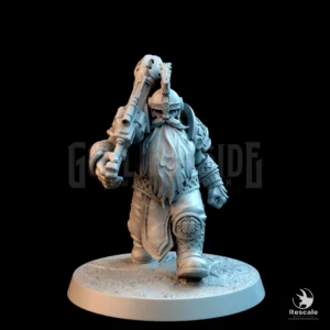 Dwarf Warrior Flamethrower Walk B