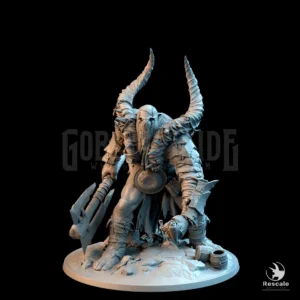 Giant Stonebreaker Guard Axe Masked