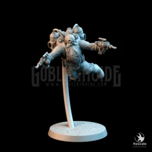 Steampunk Dwarf Dual Gun Fly