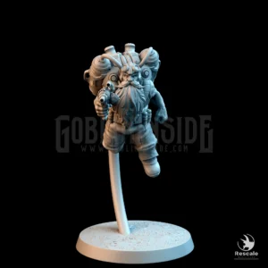 Steampunk Dwarf Gun Fly Shoot