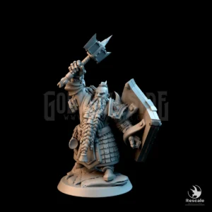 Dwarf Soldier Axe Attack Hair