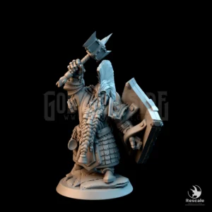 Dwarf Soldier Axe Attack Helm