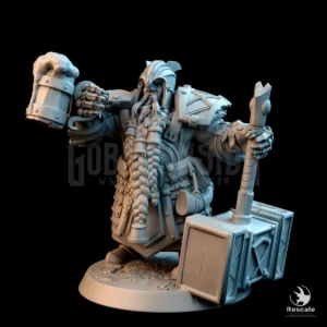 Dwarf Soldier Hammer Beer Helm