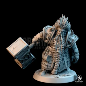 Dwarf Soldier Hammer Look Hair