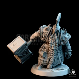 Dwarf Soldier Hammer Look Helm
