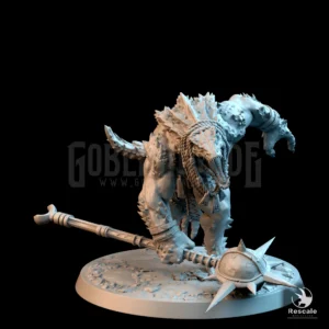 Lizardman Champion Mace Attack