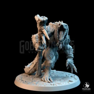 Lizardman Champion Mace Bones Cry
