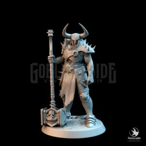 Unchained Soldier Warrior Big Hammer Pose Warrior