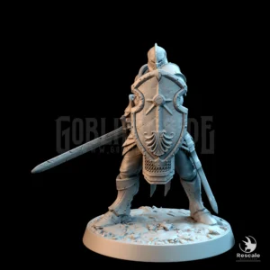 Knight Of Valor Stand Sword Shield