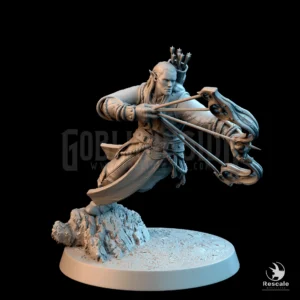 Moon Elf Sentinel Jump Shoot Bow