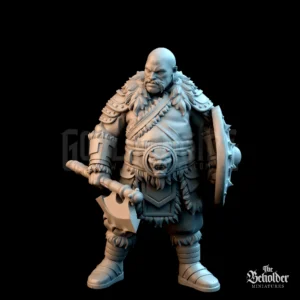 AD Mercenary Ogre 1 Axe and Shield
