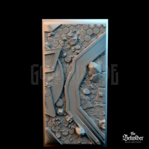 SW Stormwolves Base Square 100mm 50mm