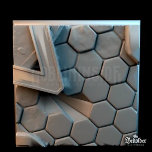 SW Stormwolves Base Square 25mm 4