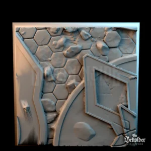 SW Stormwolves Base Square 40mm 1